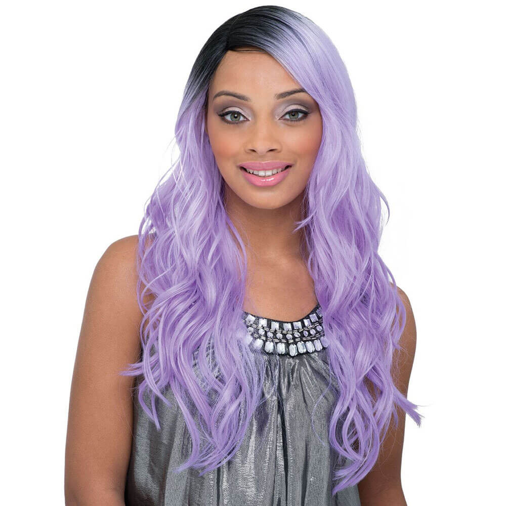 Janet Collection Janet Synthetic Pastel Zuri Wig PT1B L.PUR PUR