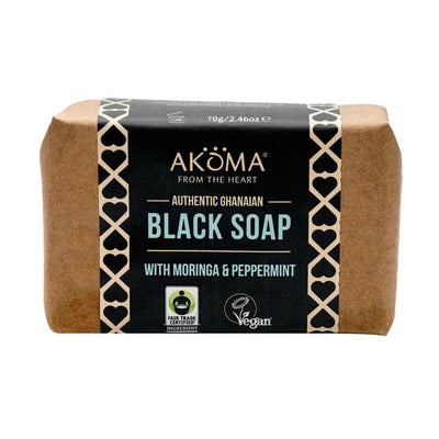black soap moringa & peppermint