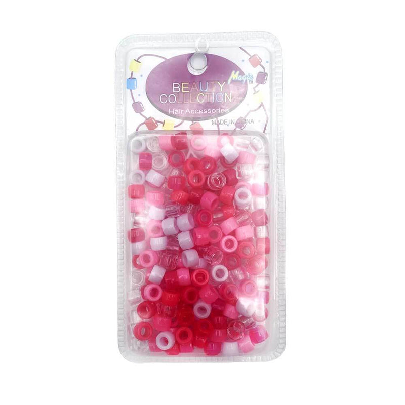 Beauty Collection Pink, White, Clear Hair Beads