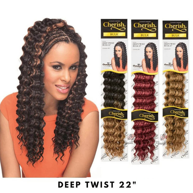 Cherish Synthetic Deep Twist Bulk 22"