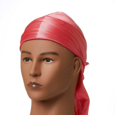 Red by Kiss Power Wave Pink Silky Satin Durag