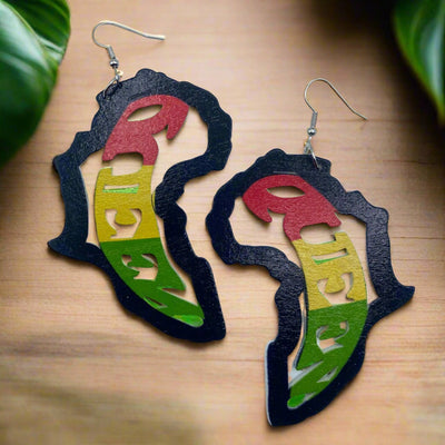 wooden earrings