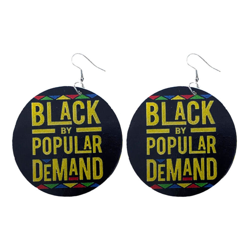 Black By Popular Demand Earrings