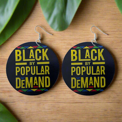 Black By Popular Demand Earrings