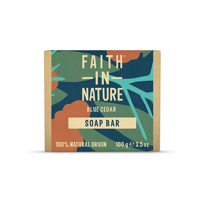 Faith In Nature Blue Cedar Soap 100g