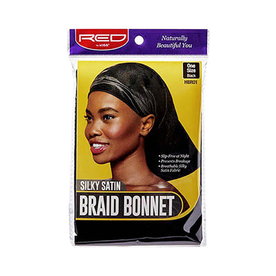 satin braid bonnet