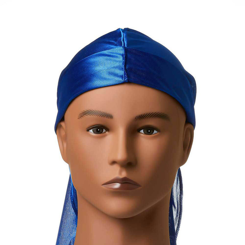 Red by Kiss Royal blue Silky Satin Durag