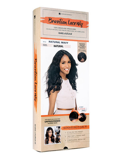 Sensationnel Wavy Brazilian Lace Wig - 100% Virgin Remi