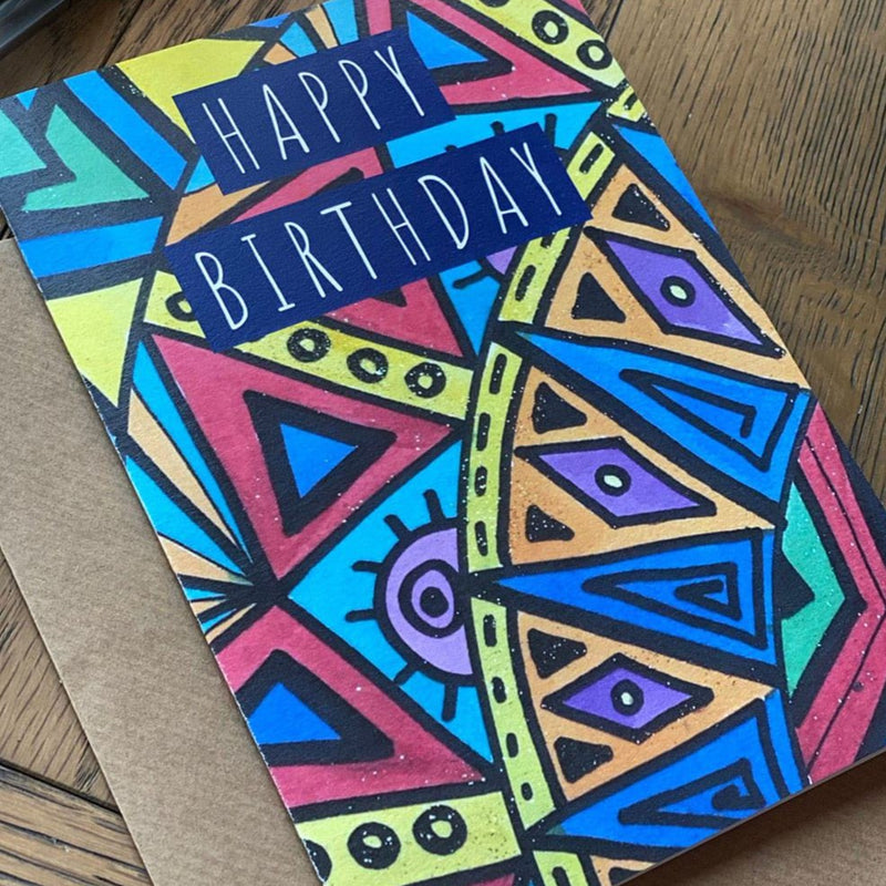 Our Version African Happy Birthday Card