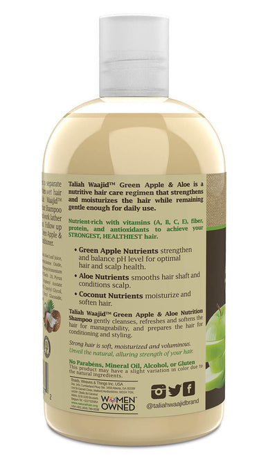 Taliah Waajid Green Apple & Aloe shampoo 355ml