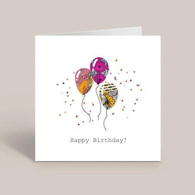 balloons  birthday card