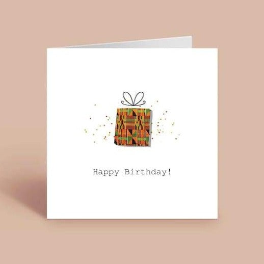 african happy birthday card