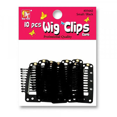 black wig clips