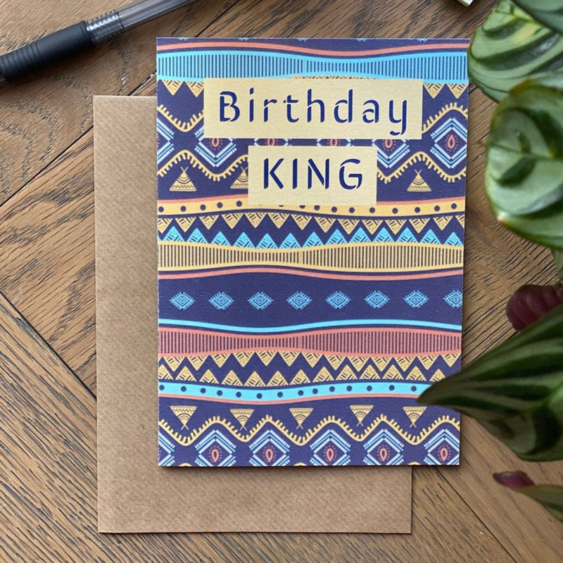 Our Version African Birthday King Card