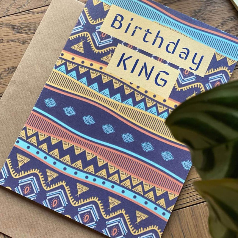 Our Version African Birthday King Card