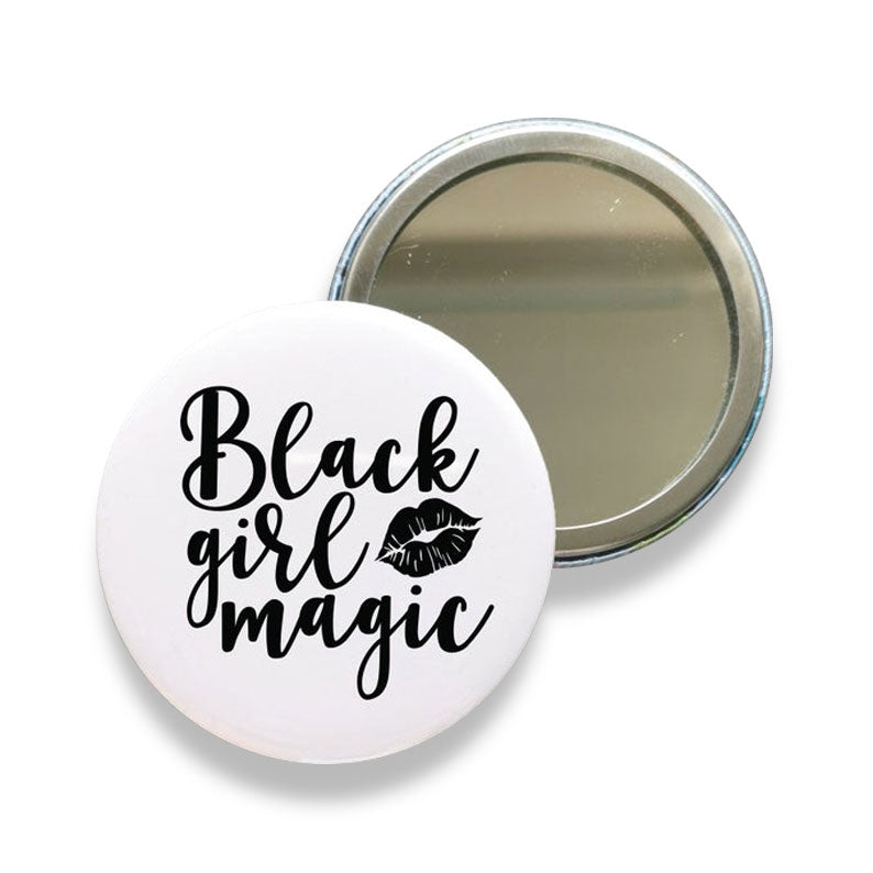 Black Girl Magic Pocket Mirror 58mm