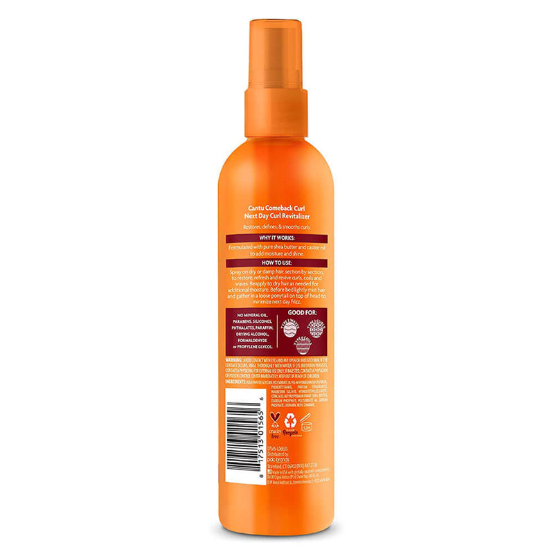 Cantu Shea Butter Comeback Curl Next Day Curl Revitaliser 355ml