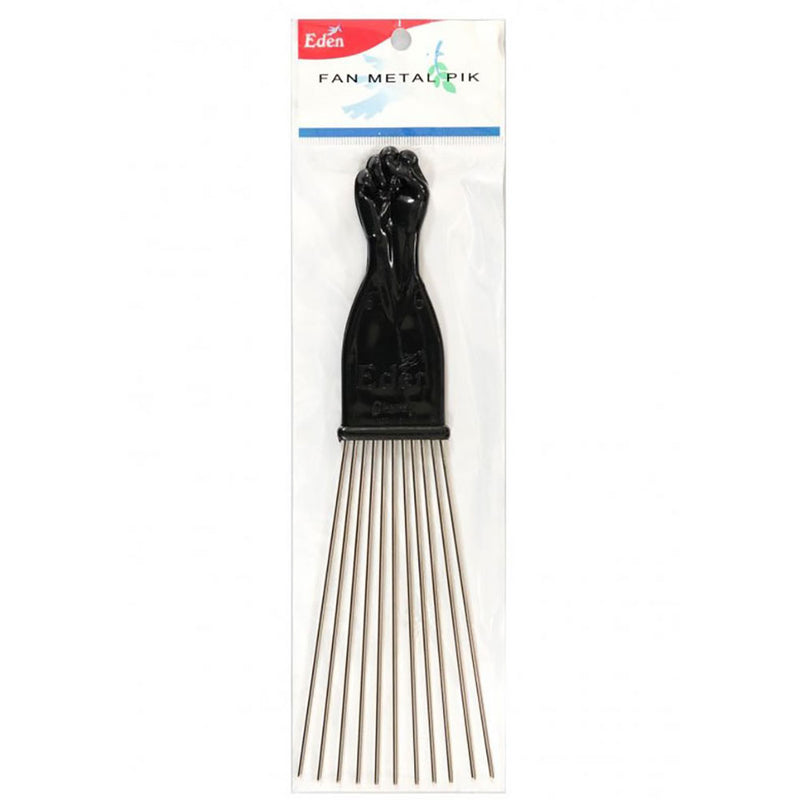 afro metal pik comb