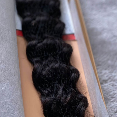 Sleek Virgin Gold Brazilian Curly Human Hair