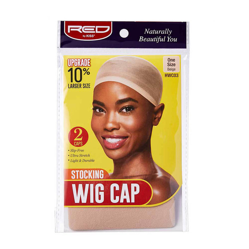 Red by Kiss Stocking Wig Cap 2pc