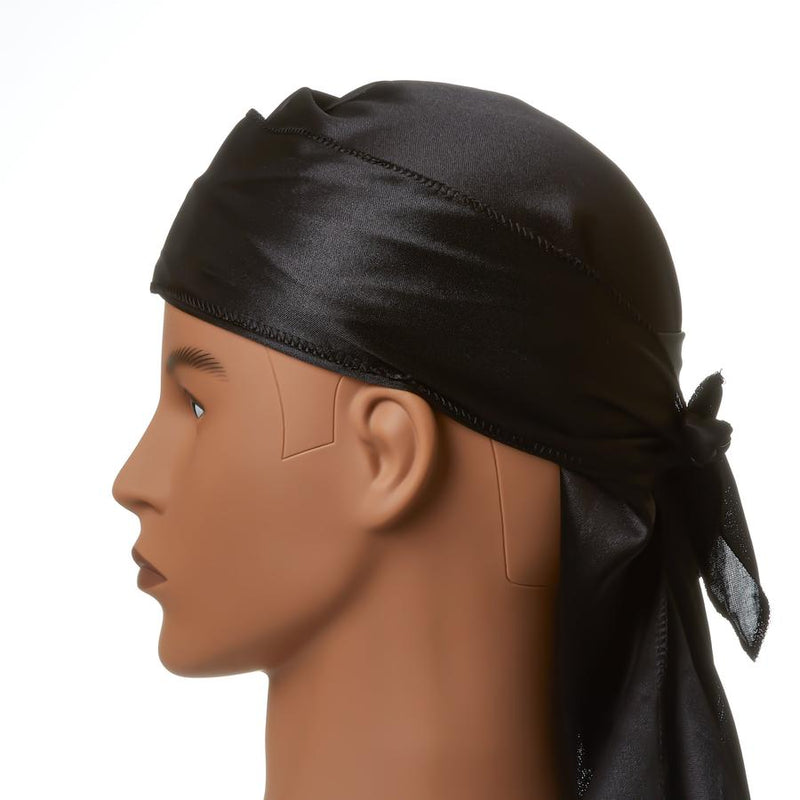 Red by Kiss Power Wave Black Silky Satin Durag