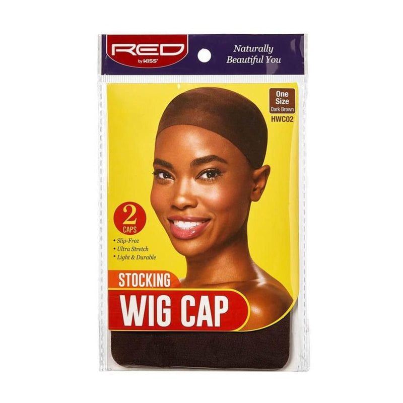 Red by Kiss Stocking Wig Cap 2pc