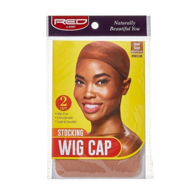 Red by Kiss Stocking Wig Cap 2pc