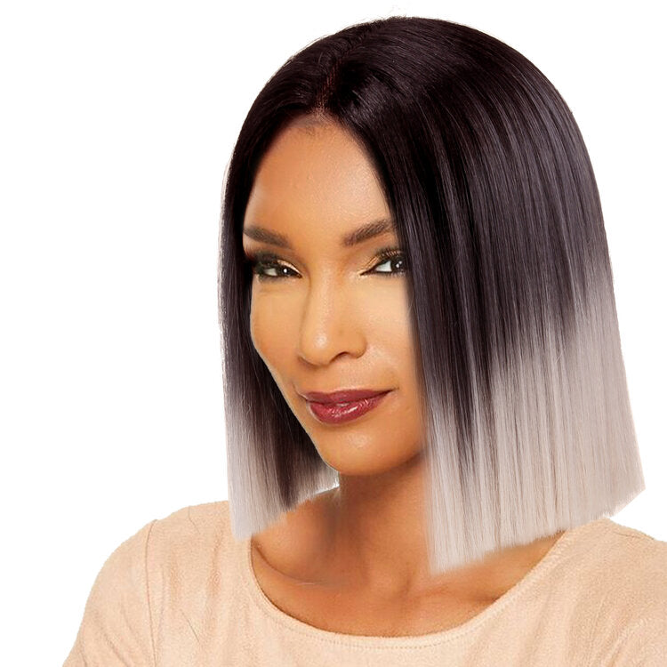 Sleek Vivian Synthetic Lace Front Wig 12”