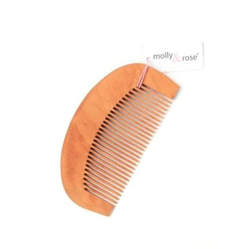 wooden beard comb