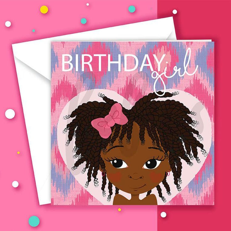 Fefus Designs Birthday Girl Card