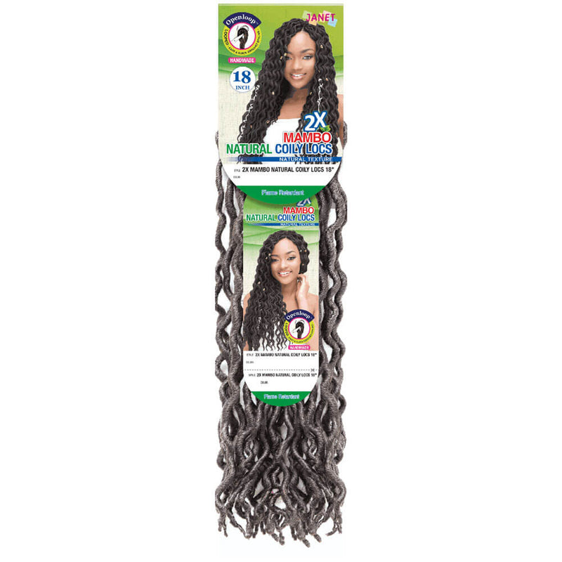 synthetic coily locs