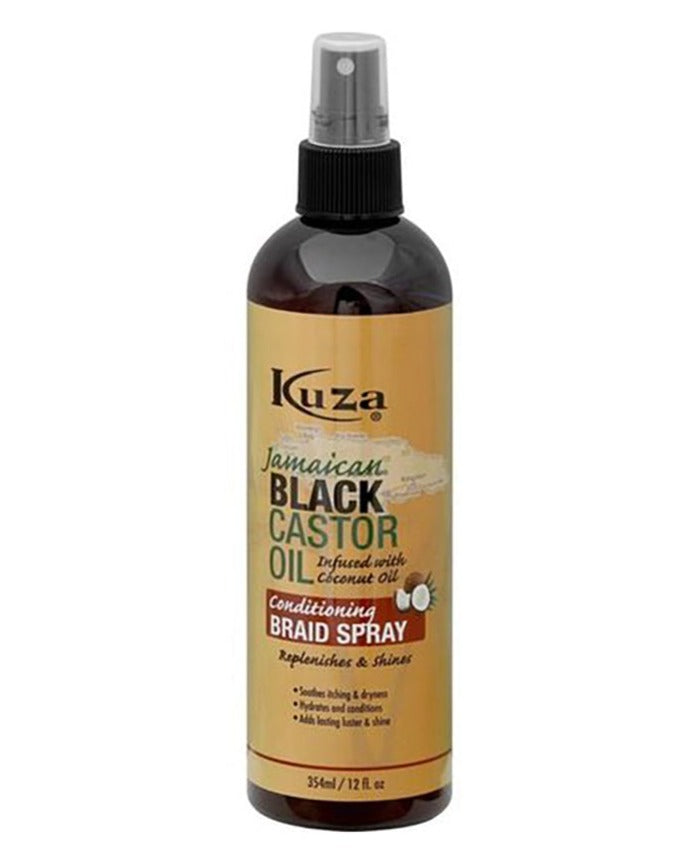 Kuza Jamaican Black Castor Oil Conditioning Braid Spray 354ml
